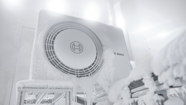 Wärmepumpe im Testlabor