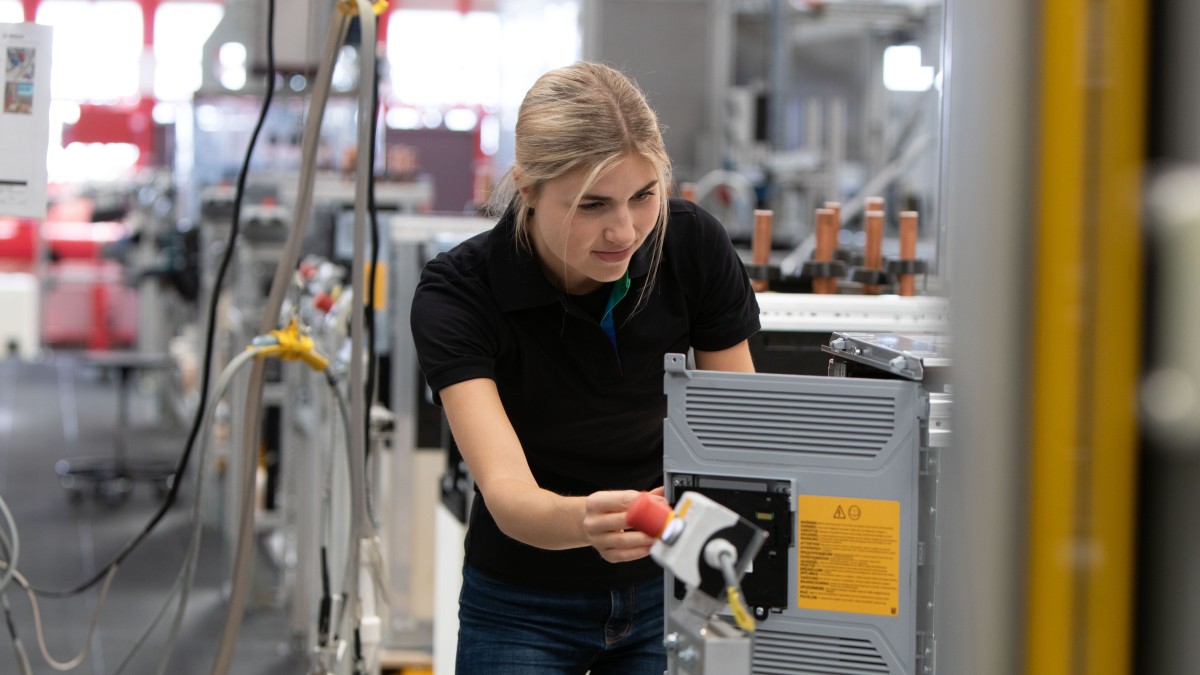 Heat pump production in Eibelshausen