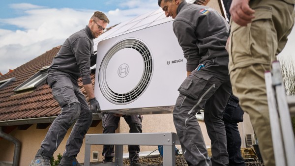 Installation einer Wärmepumpe